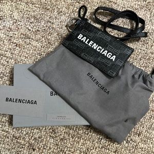 Brand new balenciaga lanyard wallet. Never used!